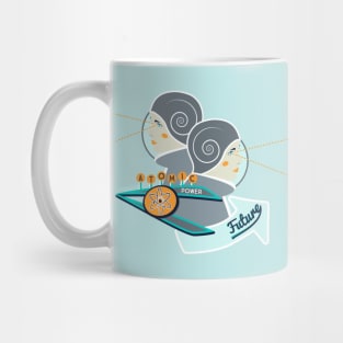 Laser Eyes atomic powered Future Mug